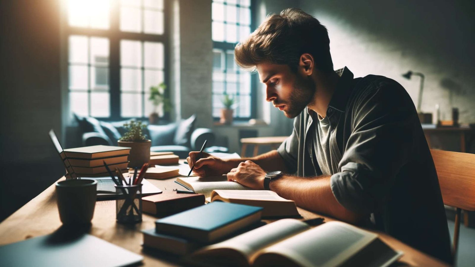 Pessoa Estudando Focada - Aprenda a Fazer Seu Cérebro se Concentrar