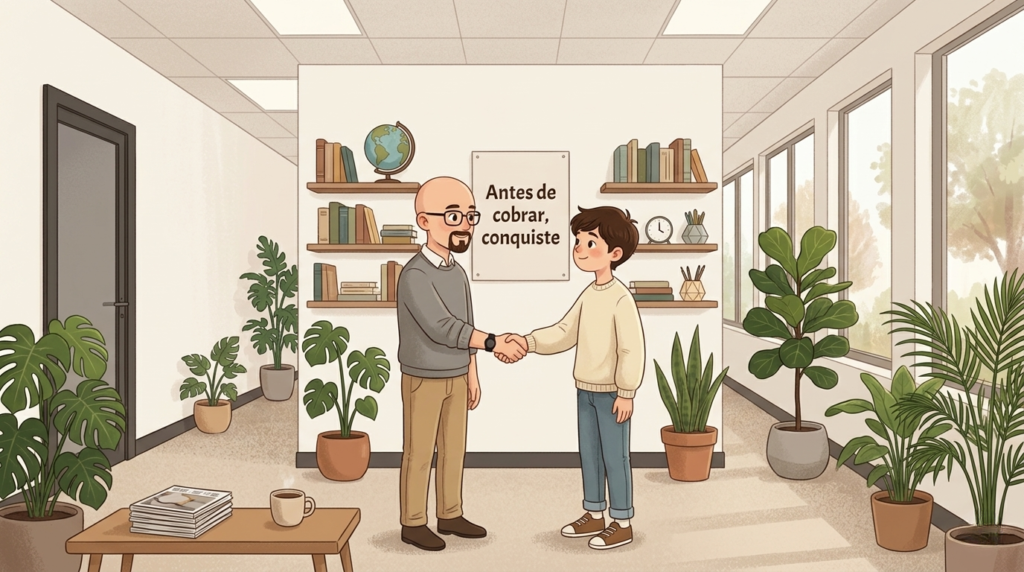 Pedagogia do Vínculo. A Arte de conquistar primeiro e só cobrar depois para criar relacionamentos interpessoais duradouros.