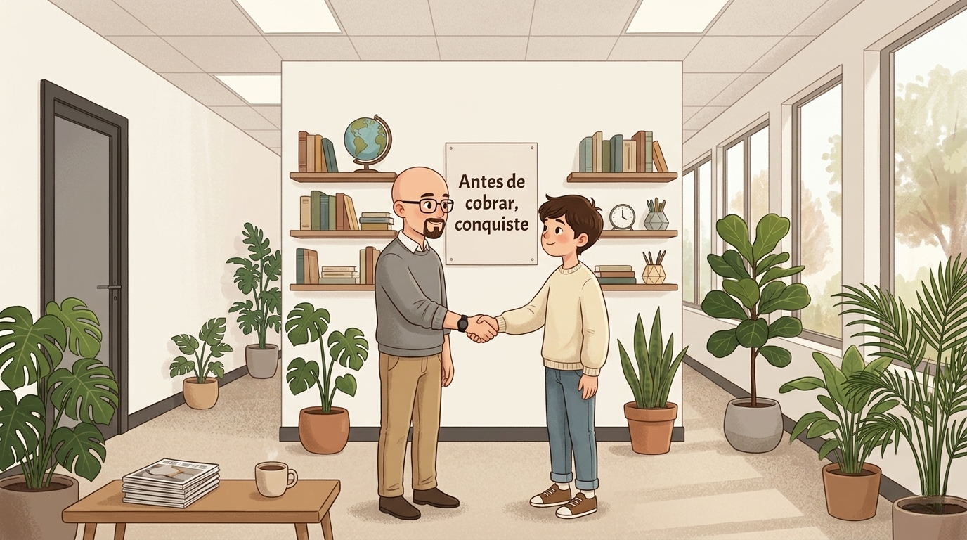 Pedagogia do Vínculo. A Arte de conquistar primeiro e só cobrar depois para criar relacionamentos interpessoais duradouros.